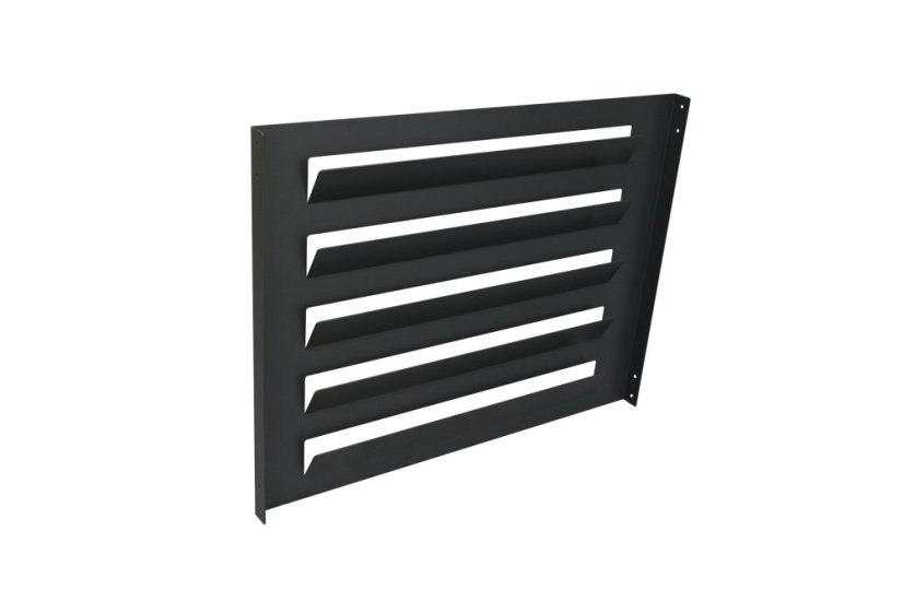 Kryt klimatizácie a jednotky tepelného čerpadla na stenu antracit veľ. S