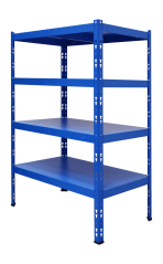 Kovový policový regál 1500 x 1000 x 600 mm, nosnost police 335 kg