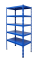 Kovový policový regál 2000 x 1000 x 500 mm, nosnosť police 335 kg