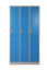 Šatní skříňka třídveřová 1850 x 900 x 450 mm - Barva: RAL 7035 šedá