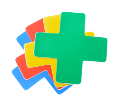 Podlahové značení kříž