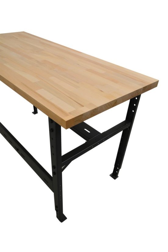 Dielenský stôl 1800 mm x 700 mm - Farba: RAL 7016 antracit, Povrchová úprava dosky: bez úpravy