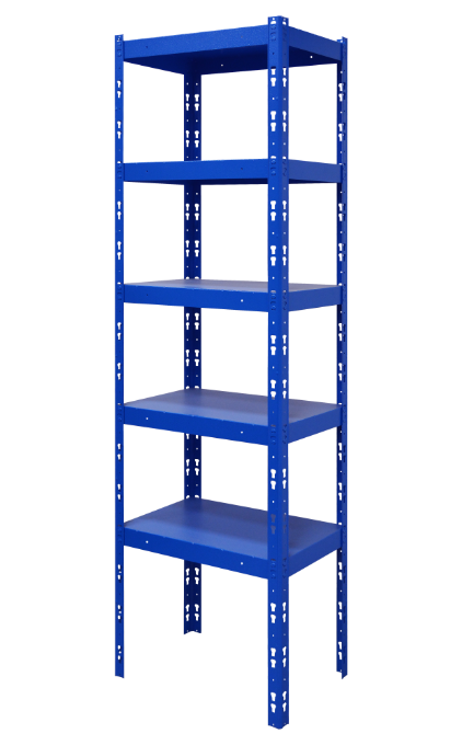 Kovový policový regál 2000 x 600 x 400 mm, nosnost police 335 kg - Barva: RAL 7035 šedá, Počet polic: 5