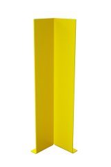 Kovová ochrana rohů a zdí, výška 1200 mm, pruhovaná