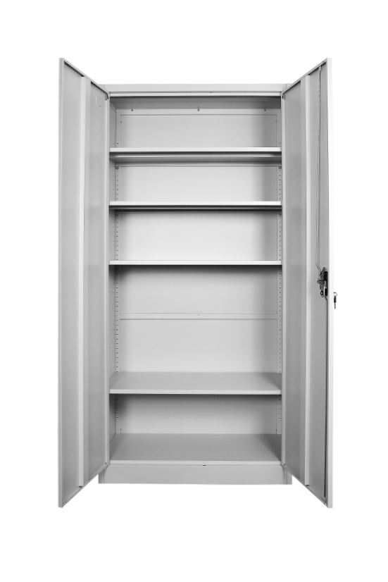 Kancelárska kovová skriňa  1850 x 900 x 400 mm - Farba: RAL 9005 čierna