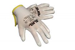 Pracovní nylonové rukavice s ochrannou vrstvou