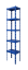 Kovový policový regál 2500 x 750 x 400 mm, nosnost police 335 kg - Barva: RAL 7035 šedá, Počet polic: 4