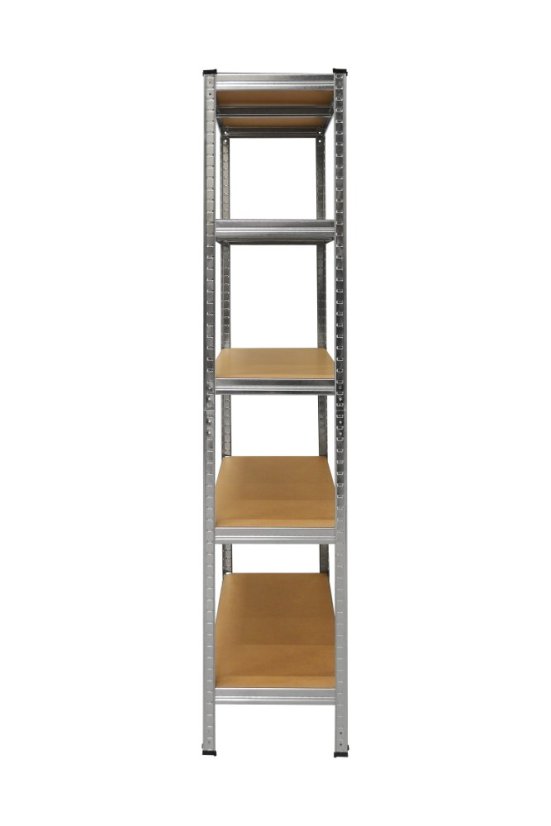 Kovový regál s MDF policemi  1800 x 900 x 400 mm, nosnost police 125 kg