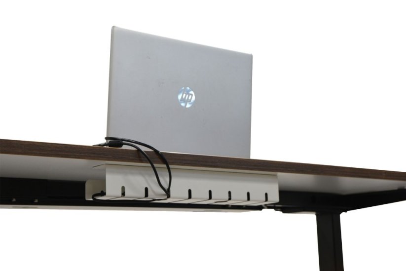 Kovový kabelový organizér 440 mm - Barva: Antracitová