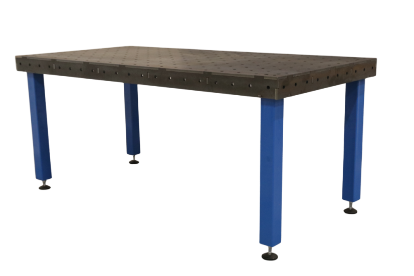 Zvárací stôl profi 2000 x 1000 x 100 mm kompletne zvarený, 12 mm