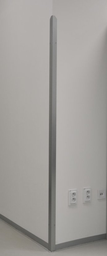 Ochranná lišta 2000 mm - Barva/Materiál: RAL 9005 černá