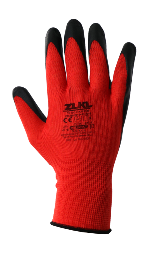 Pracovní rukavice červené