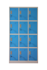 Šatníková skrinka s 12 boxmi 1850 mm x 900 mm x 400 mm