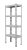 Kovový policový regál 1500 x 600 x 300 mm, nosnosť police 335 kg