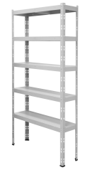 Kovový policový regál 2000 x 1000 x 400 mm, nosnosť police 335 kg