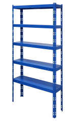 Kovový policový regál 2000 x 1000 x 300 mm, nosnosť police 335 kg