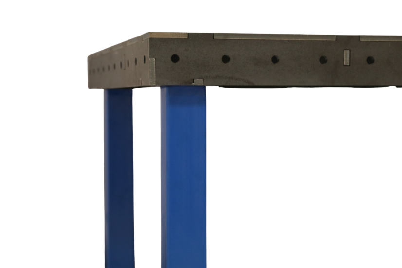 Zvárací stôl profi 2000 x 1000 x 100 mm kompletne zvarený, 12 mm