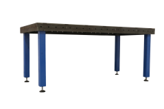 Zvárací stôl 2000 x 1000 X 100 mm čiastočne zvarený (12 mm)