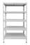 Kovový policový regál 1800 x 750 x 500 mm, nosnost police 335 kg - Barva: RAL 7016 antracit, Počet polic: 4