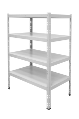 Kovový policový regál 1500 x 1000 x 500 mm, nosnost police 335 kg