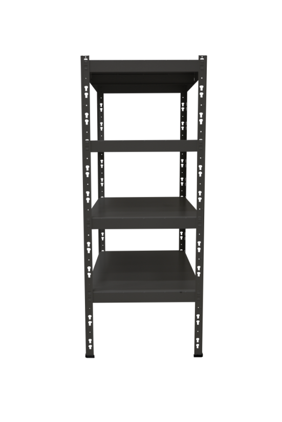 Kovový policový regál 1500 x 750 x 600 mm, nosnost police 335 kg - Barva: RAL 5015 modrá, Počet polic: 6
