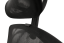Ergonomická kancelárska stolička čalúnená - Farba: čierna