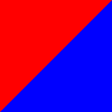 modrá/červená