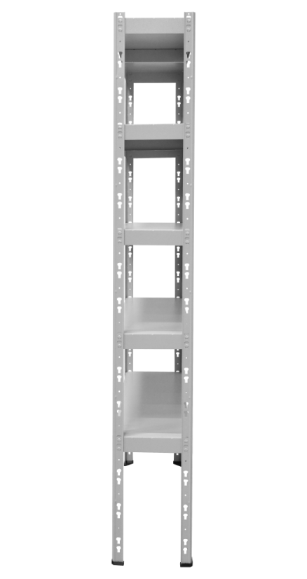 Kovový policový regál 2000 x 1000 x 400 mm, nosnosť police 335 kg - Farba: RAL 7016 antracit, Počet polic: 5