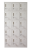 Šatníková skrinka s 15 boxmi 1850 mm x 900 mm x 400 mm