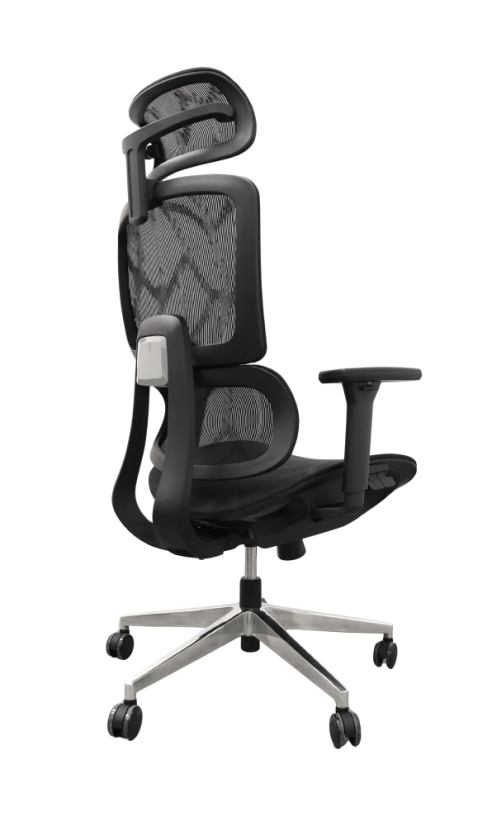 Ergonomická kancelářská židle síťovaná - Barva: černá