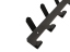 Nástěnný věšák 19 háčků