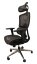 Ergonomická kancelářská židle síťovaná - Barva: černá