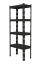 Kovový policový regál 1500 x 750 x 300 mm, nosnost police 335 kg - Barva: RAL 5015 modrá, Počet polic: 4