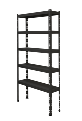 Kovový policový regál 2000 x 1000 x 400 mm, nosnosť police 335 kg