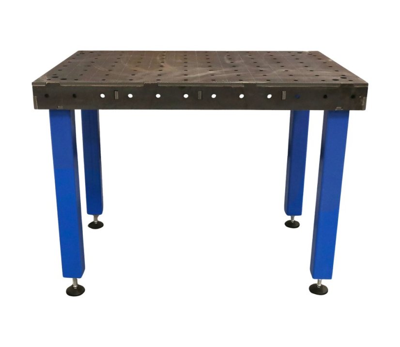 Zvárací stôl profi 1200 x 800 x 100 mm kompletne zvarený, 12 mm