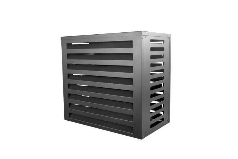 Kryt klimatizácie a jednotky tepelného čerpadla na zem antracit veľ. M