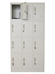 Šatní skříňka s 12 boxy 1850 mm x 900 mm x 400 mm