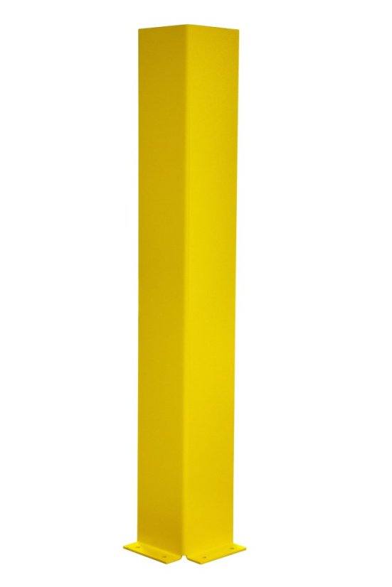 Kovová ochrana rohů a zdí, žlutá, výška 1200 mm