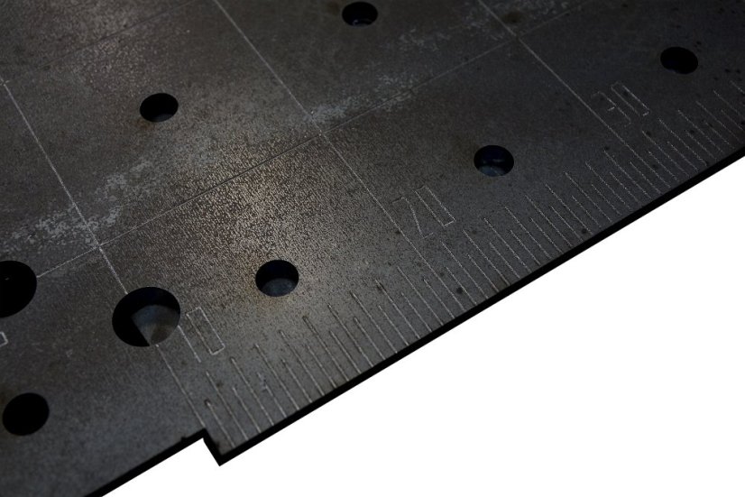 Zvárací stôl profi 1200 x 800 x 100 mm čiastočne zvarený, 12 mm