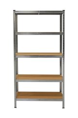 Kovový regál s MDF policami  1800 x 900 x 300 mm, nosnosť police 125 kg
