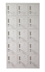 Šatní skříňka s 15 boxy 1850 mm x 900 mm x 400 mm