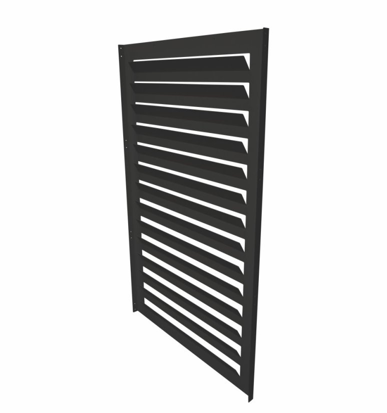 Kryt klimatizácie a jednotky tepelného čerpadla na zem antracit veľ. L