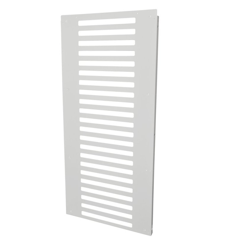 Kryt klimatizácie a jednotky tepelného čerpadla na zem biely veľ. L