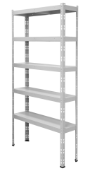 Kovový policový regál 2000 x 1000 x 300 mm, nosnosť police 335 kg