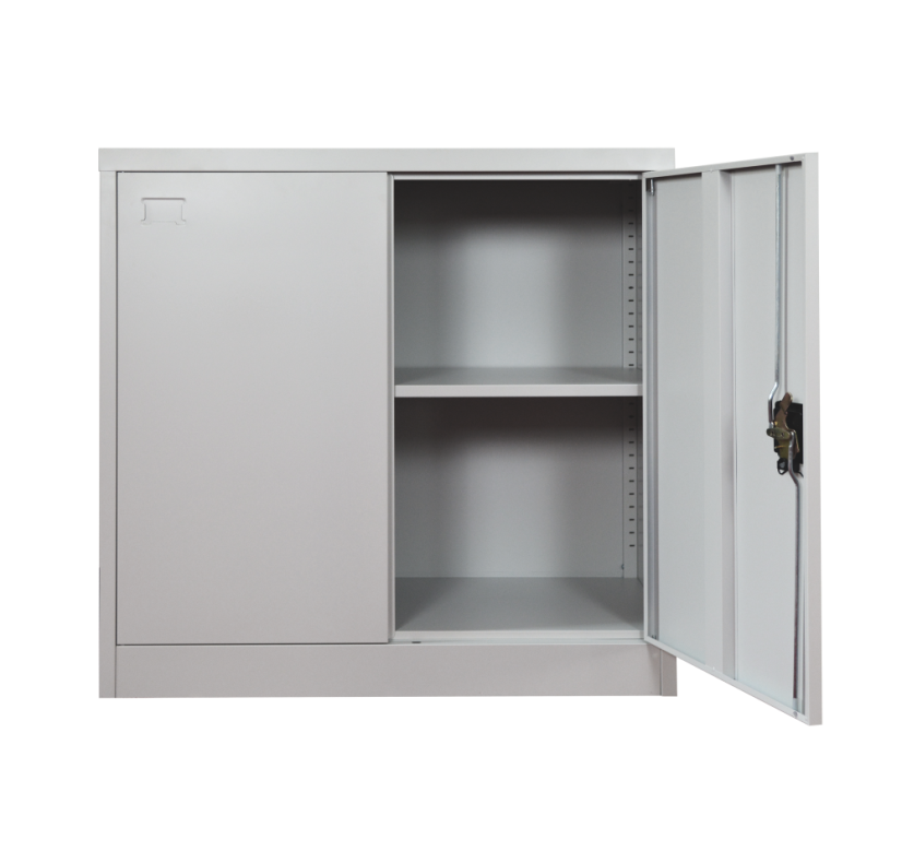 Kancelářská kovová skříň 900 x 900 x 400 mm - Barva: RAL 7035 šedá