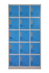 Šatní skříňka s 15 boxy 1850 mm x 900 mm x 400 mm