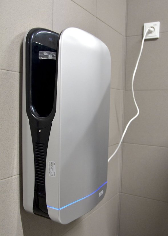 Tryskový vysoušeč rukou FL-2029 1800 W - Barva: RAL 9010 bílá