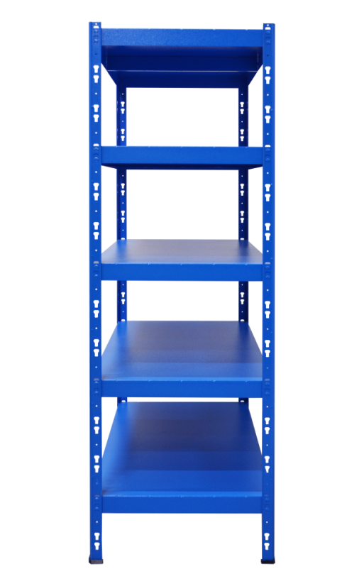 Kovový policový regál 1800 x 750 x 500 mm, nosnost police 335 kg - Barva: RAL 7016 antracit, Počet polic: 4