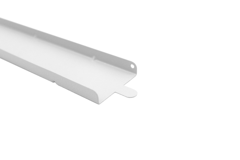 Výztuha police - Barva: RAL 7035 šedá, Délka: 500 mm