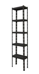 Kovový policový regál 2500 x 600 x 300 mm, nosnost police 335 kg